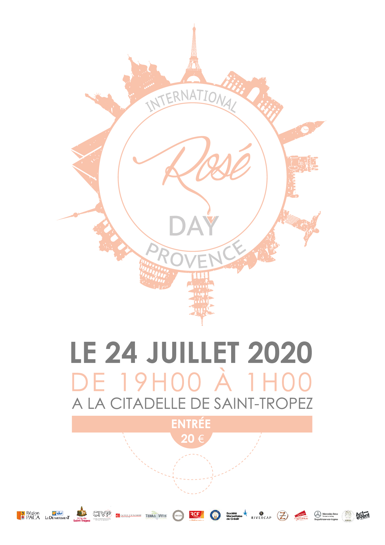 International rosé day Saint Tropez